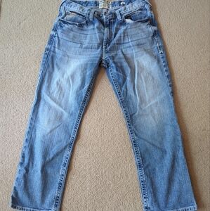 Mens Ariat Relaxed Boot Cut Jeans 36x30